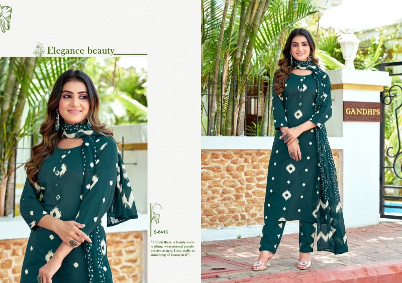Yamika By Sbs Cotton Kurti With Bottom Dupatta